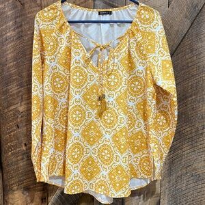 MIHOLL ladies blouse with tie front size L